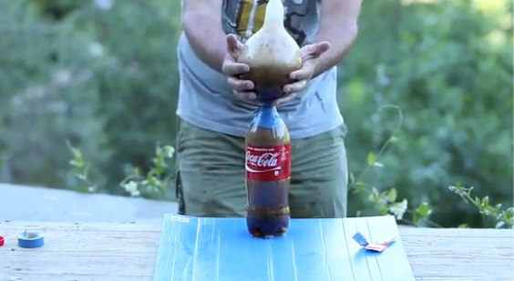 Magician Takes Mentos and Coke Experiment to the Next Level with the Addition of a Durex Condom.jpg